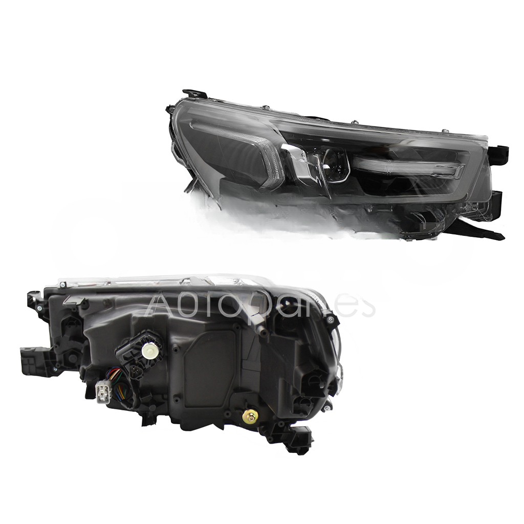 FARO DER F/CROMADO C/LED C/LUPA (DOBLE CABINA)