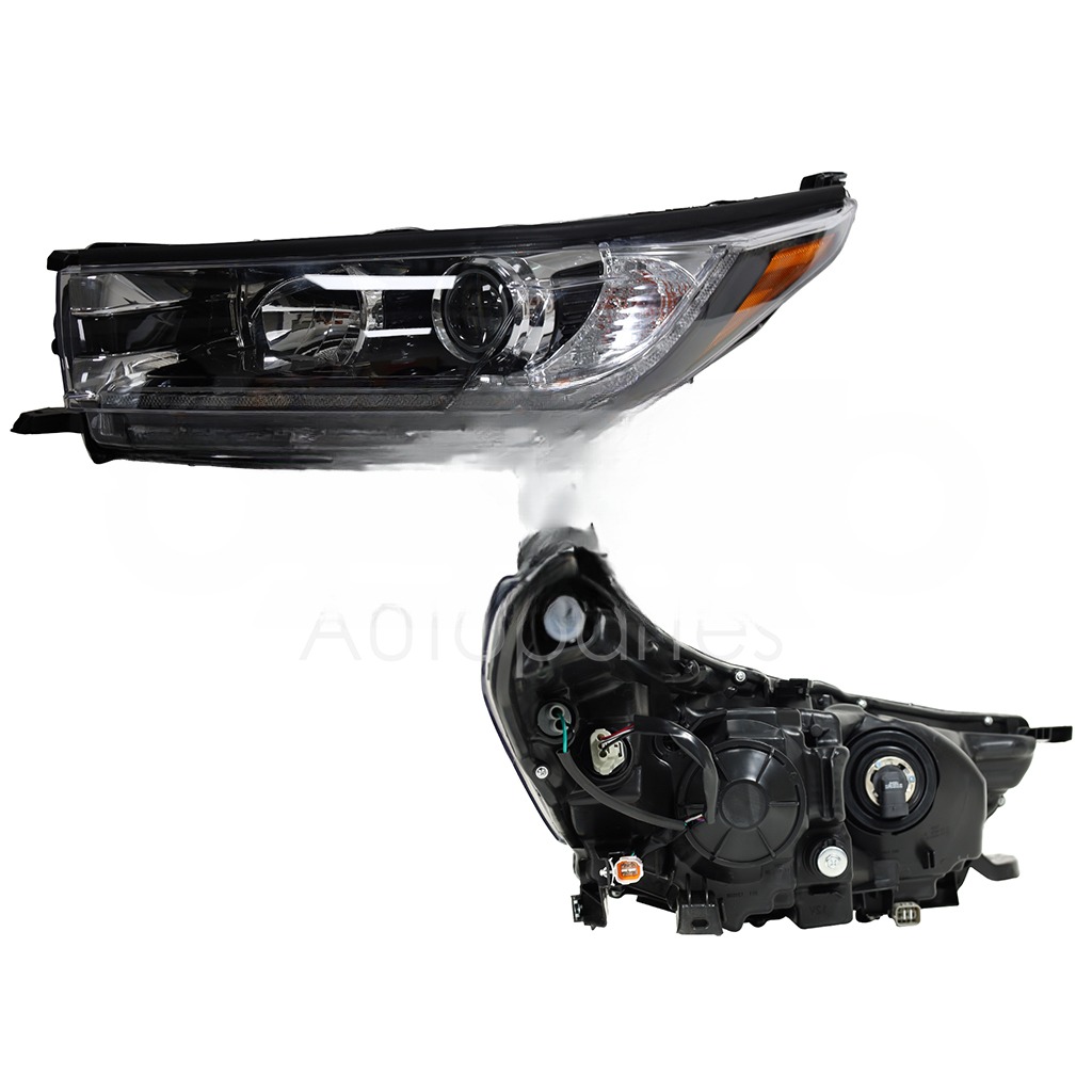 FARO IZQ F/NEGRO C/LUPA C/DRL FILO CROMO Y NEGRO C/MICA AMBAR