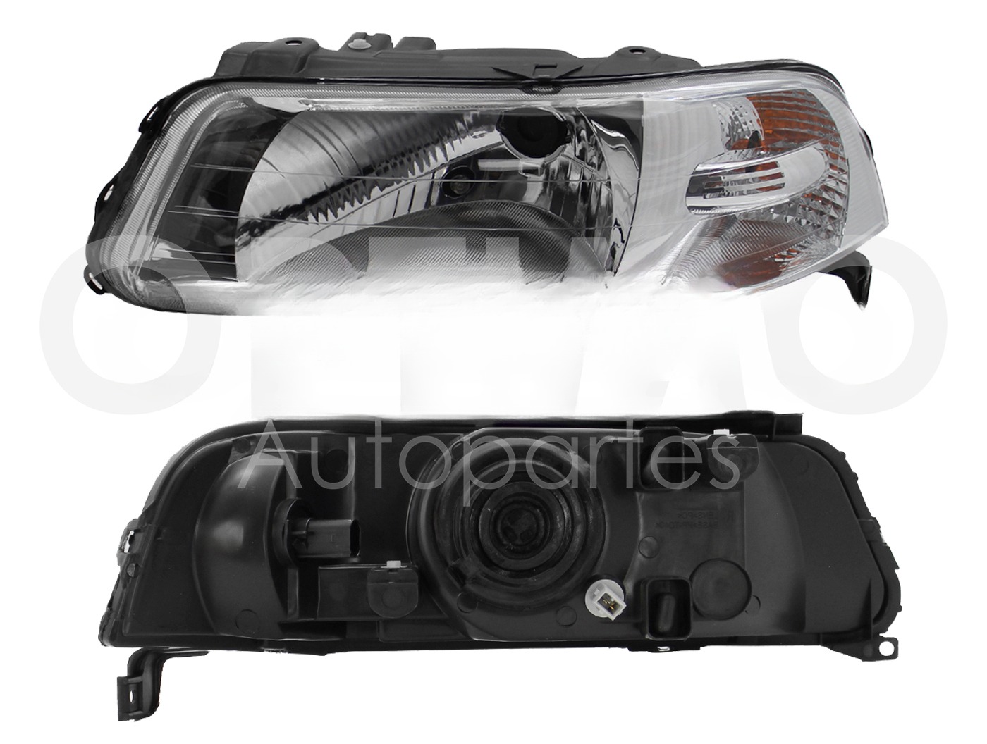 FARO IZQ F/CROMADO UN AS 1 FOCO (VAGONETA-PICK-UP 00-05)