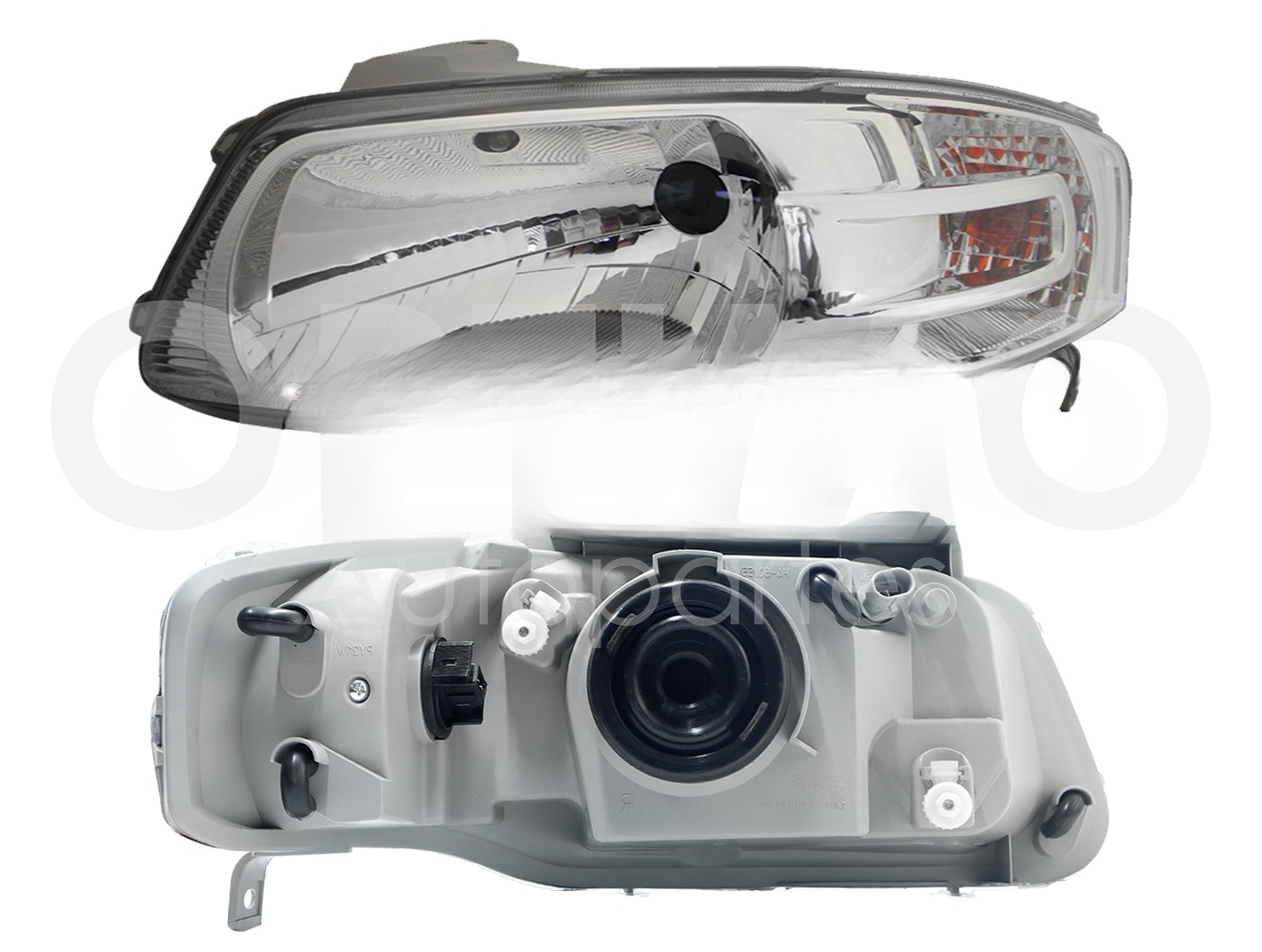 FARO IZQ FONDO CROMADO (PICK-UP 06-09)