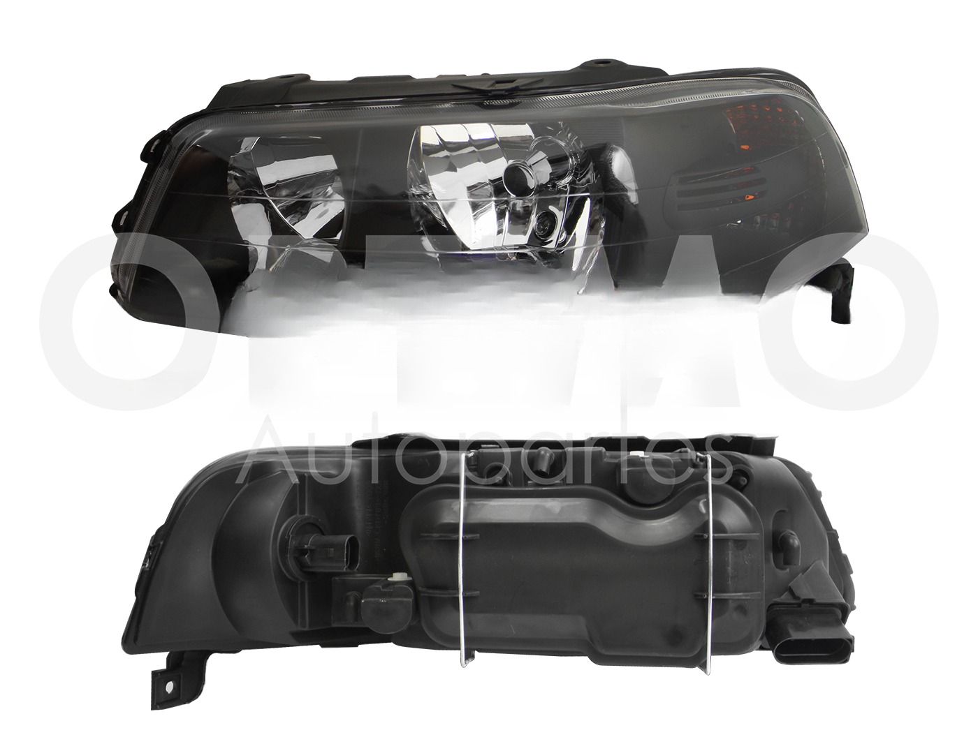 FARO IZQ F/NEGRO DOBLE AS 2 FOCOS