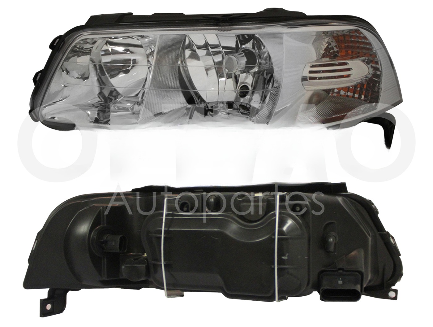 FARO IZQ F/CROMADO DOBLE AS 2 FOCOS