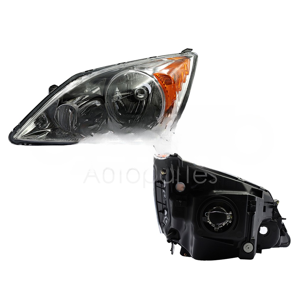 FARO IZQ F/CROMADO C/MICA AMBAR