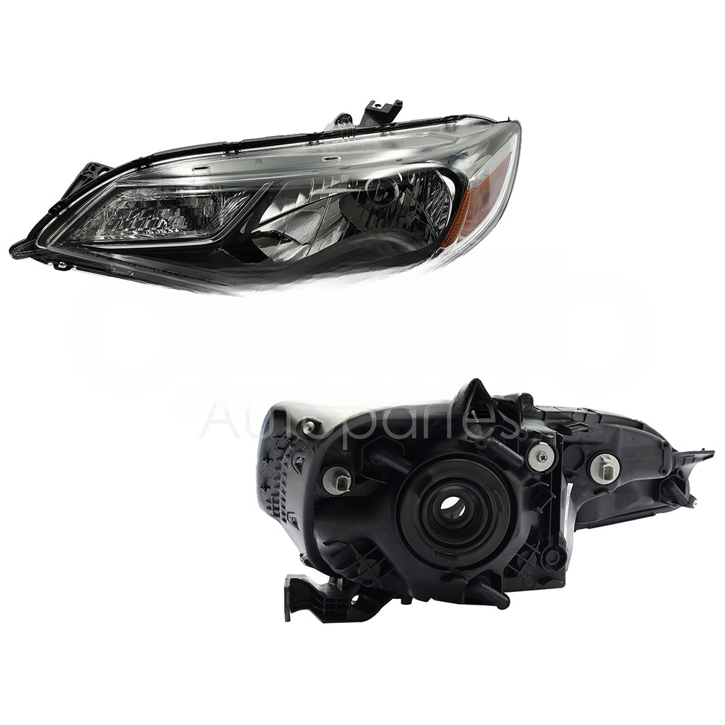 FARO IZQ F/NEGRO C/MICA AMBAR