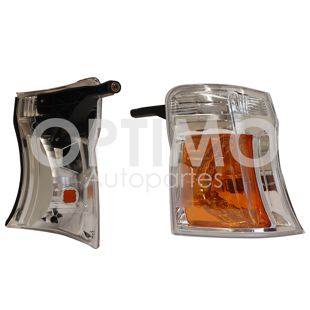 CUARTO ESQ DER TRANSPARENTE/AMBAR S/SOQUET (EMP/2PZS)