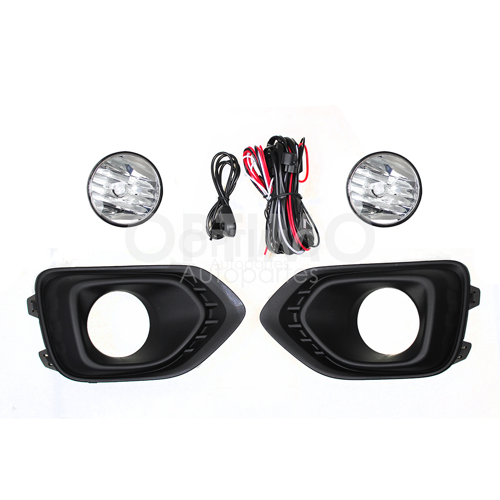 KIT FARO AUX C/CABLES C/REJILLAS NEGRAS C/FOCOS (SEDAN/H-BACK)