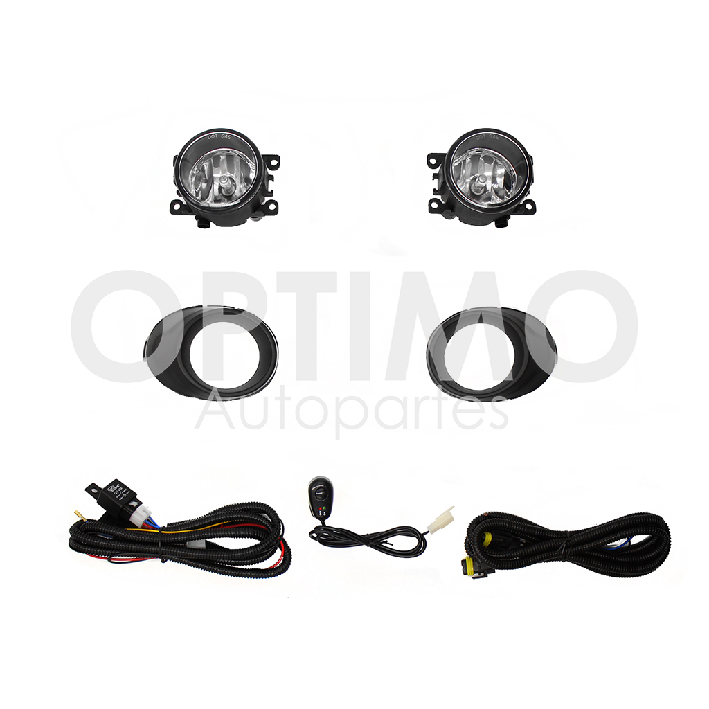 KIT FARO AUX C/CABLES C/REJILLAS NEGRAS C/FOCOS (SEDAN/H-BACK)