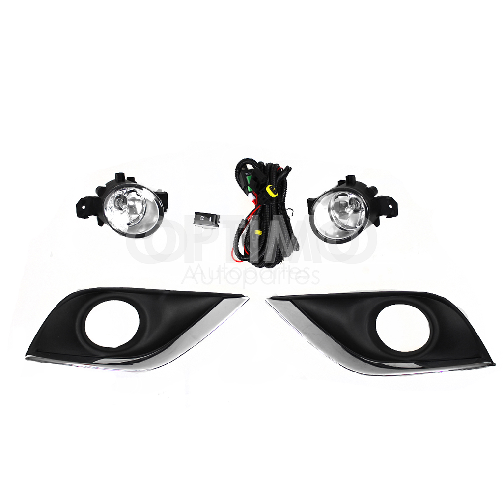 KIT FARO AUX C/CABLES C/REJILLAS FILO CROMO C/FOCOS (V-DRIVE 20-25)