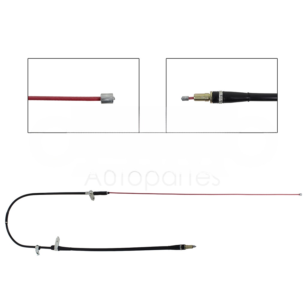 CHICOTE FRENO MANO TRAS IZQ LARGO