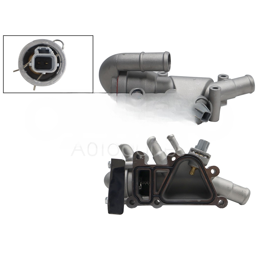 TOMA AGUA ALUMINIO COMPLETA CURVA C/TERMOSTATO C/SENSOR (COURIER 01-12/KA 01-08)