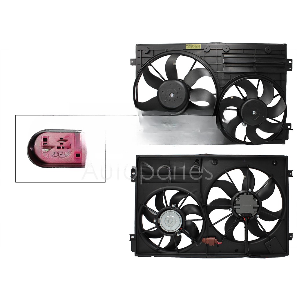 MOTOVENTILADOR COMPLETO C/AIRE C/TOLVA 4PINES S/RESISTENCIA 1CONECTOR (MOTOR DC/2ASPAS)