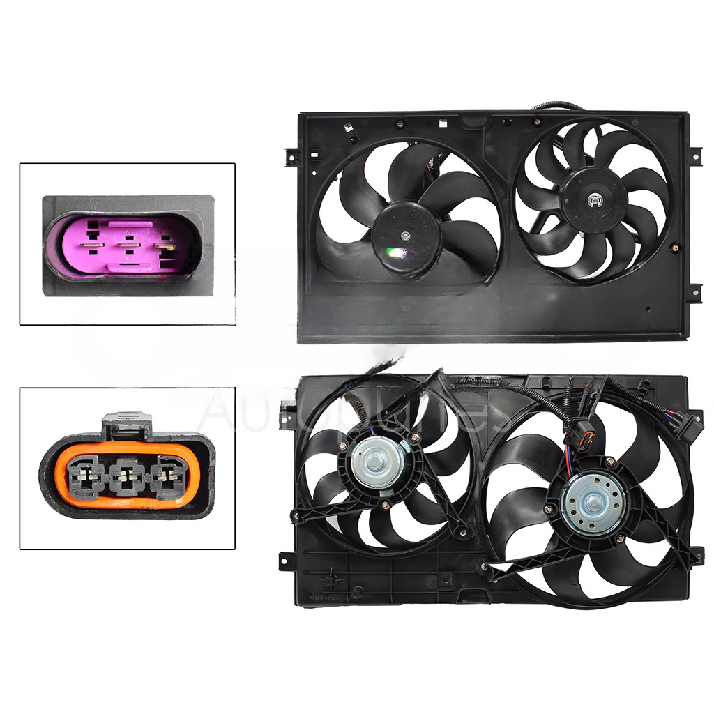 MOTOVENTILADOR COMPLETO C/AIRE C/TOLVA 3PINES S/RESISTENCIA 2CONECTORES (2ASPAS)