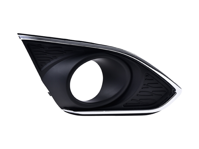 REJILLA FASCIA CV SPARK 13-17 LINEA ANTERIOR C/HOYO P/FARO F/CROMADO DER