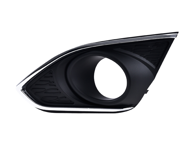 REJILLA FASCIA CV SPARK 13-17 LINEA ANTERIOR C/HOYO P/FARO F/CROMADO IZQ