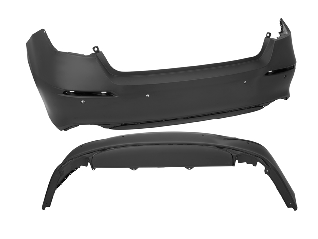 FASCIA TRASERA HD CIVIC 22-25 P/PINTAR C/HOYO P/SENSOR I-STYLE/SPORT/TURBO L4 4 CILINDROS 1.5/2.0L 4 PUERTAS