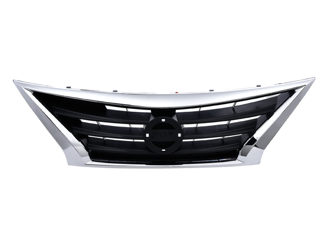 PARRILLA NS VERSA 15-20/V-DRIVE 21-25 NEGRA F/CROMADO EXCLUSIVE/DRIVE/ADVANCE/SENSE L4 4 CILINDROS 1.6L 4 PUERTAS